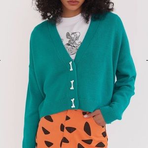 lazy oaf flintstones cardigan